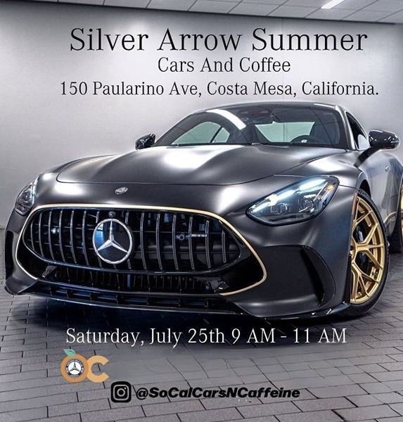 Silver Arrow Car Meet flyer July 2026